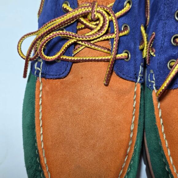Polo Ralph Lauren Men Ranger Deck Multicolor Suede Boat Shoes 10.5 main image 14